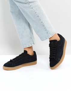 Черные замшевые кроссовки Nike Blazer - Черный
