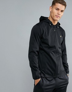 Черная спортивная куртка с капюшоном Lyle & Scott Fitness Bennett - Черный