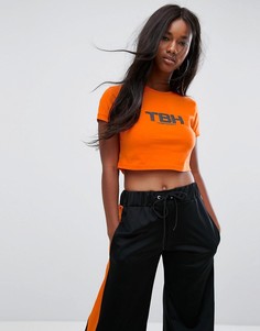 Укороченная футболка The Ragged Priest TBH - Оранжевый