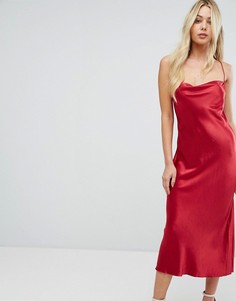 Шелковистое платье миди Bec & Bridge - Красный