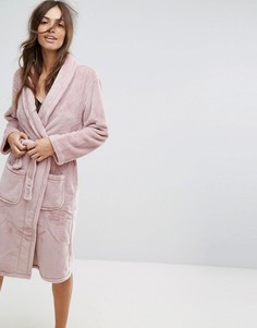 Пушистый халат New Look - Розовый