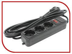 Сетевой фильтр ExeGate SP-3-5B 5m Black 221182