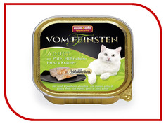 Корм Animonda Vom Feinsten Adult Индейка с Куриной грудкой и травами 100g для взрослых кошек 83265