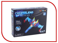 Конструктор Crystaland SHG015 Военный самолет 6 в 1 92 дет