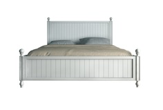 Кровать palermo (etg-home) белый 169x121x210.0 см.