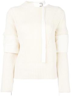 джемпер с пряжкой на воротнике Sacai