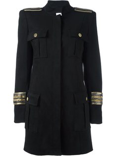 пальто в стиле милитари Pierre Balmain