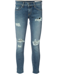 укороченные джинсы кроя скинни Rag & Bone /Jean