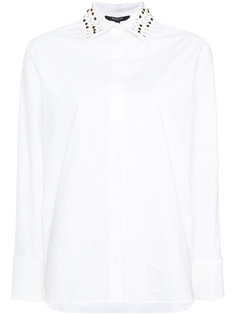 Long Sleeve Button Down w/ Studded Collar Derek Lam