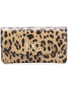 кошелек с леопардовым принтом Dolce & Gabbana