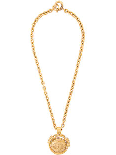 CHANEL Chain Mirror Pendant Necklace Chanel Vintage