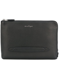 клатч с логотипом Salvatore Ferragamo