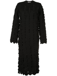 scalloped dress Materiel