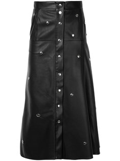 high-wasted buttoned skirt Materiel