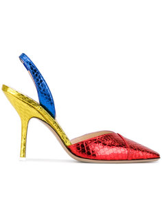 snake metal whips pumps Attico