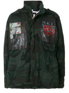 camouflage patch coat  Pihakapi