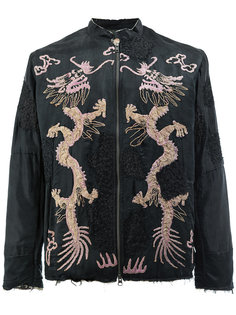 куртка с вышивкой драконов By Walid