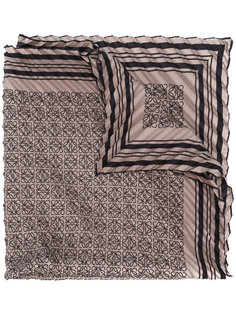 pleated Anagram print scarf Loewe
