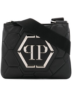 logo messenger bag Philipp Plein