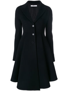 расклешенное однобортное пальто  Givenchy