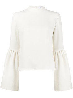 Ivory Marta Blouse With Bell Split Sleeves Rejina Pyo