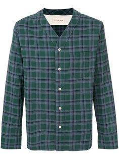 V-neck checked shirt Universal Works