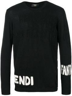 джемпер с логотипом Fendi