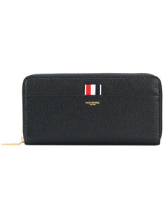 logo zip wallet Thom Browne