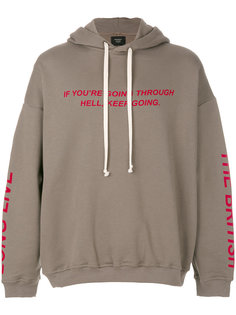 text print hoodie  Represent