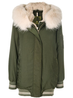 Clementine racoon fur hooded coat Alessandra Chamonix