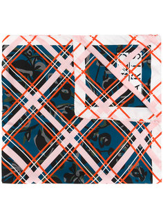 checked scarf Kenzo