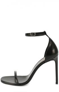Кожаные босоножки Jane на шпильке Saint Laurent