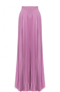 Шелковая плиссированная юбка-макси Valentino