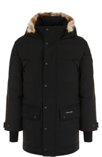 Пуховая парка Emory на молнии с меховой отделкой капюшона Canada Goose