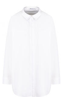 Хлопковая блуза свободного кроя T by Alexander Wang