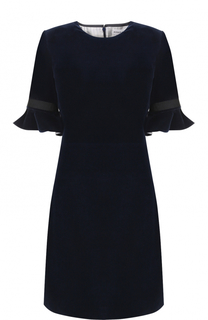 Бархатное мини-платье с коротким рукавом Sonia Rykiel