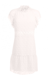 Мини-платье свободного кроя с воротником-стойкой See by Chloé