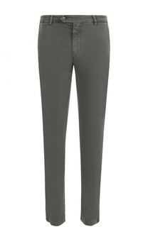 Хлопковые брюки прямого кроя 7 For All Mankind