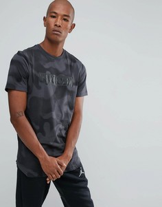 Черная камуфляжная футболка Nike Jordan 864925-060 - Черный