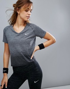 Трикотажный топ Nike Running Dri-Fit - Серый