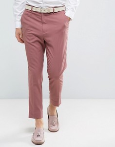 Зауженные строгие брюки ASOS - Розовый