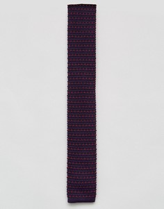 Трикотажный галстук 7X - Фиолетовый