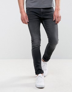 Черные джинсы скинни прямого кроя Edwin ED-90 - Черный