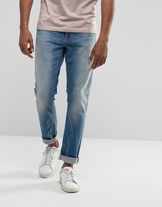 Синие зауженные джинсы Nudie Jeans Co Lean Dean - Синий