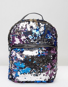 Рюкзак с пайетками 7X - Фиолетовый