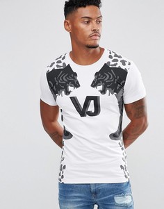 Белая футболка с логотипом Versace Jeans - Белый
