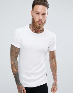 Белая обтягивающая базовая футболка Lindbergh - Белый