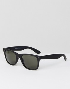 Черные солнцезащитные очки Selected Homme - Коричневый