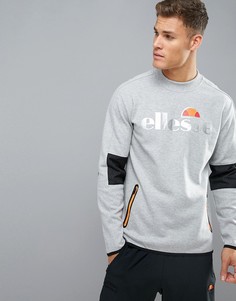 Спортивный свитшот с сетчатыми вставками Ellesse - Серый