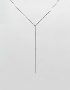 Ожерелье с витой цепочкой DesignB London - Серебряный